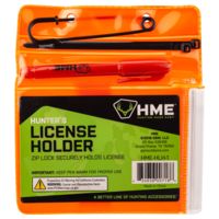 HME Products Hunter's License Holder w/Pen &amp; Zip Ties