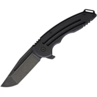 Hoback Knives Husky Framelock Titanium 3.75 in Steel Folding Knife