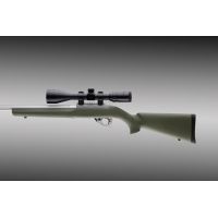 Hogue Ruger 10/22 Rubber O.M. Stock - Magnum action with Standard Bar. OD Green 22220