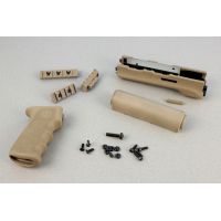 Hogue AK-47/AK-74 Gun Grip (Longer Yugo Version) Kit OM Grip and Forend Desert Tan 74318