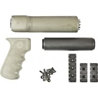 Hogue AK-47/AK-74 Gun Grip (Longer Yugo Version) Kit OM Grip and Forend OD Green 74218