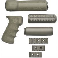 Hogue AK-47/AK-74 Standard Chinese and Russian - Kit - OverMolded Grip and Forend OD Green 74208
