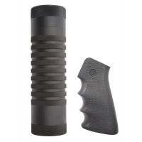 Hogue AR-15/M-16 Carbine Knurled Aluminum Free Float Forend and Gun Grip Kit 15058