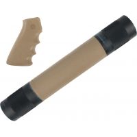 Hogue AR-15/M-16 Kit - OverMolded Gun Grip and Free Float Forend Desert Tan 15308