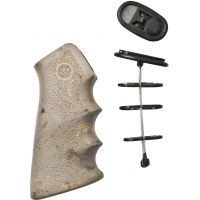 Hogue AR-15/M-16 Rubber Gun Grip Ghillie Tan with Storage Kit 15982