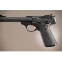 Hogue Browning Buckmark Handgun Grip Checkered Aluminum - Matte Black Anodized 72170