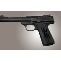 Hogue Browning Buckmark Handgun Grip Tribal Aluminum - Black Anodized 72116