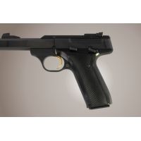 Hogue Browning Buckmark Handgun Grip URX Checkered Aluminum - Brushed Gloss Black Anodized 72156