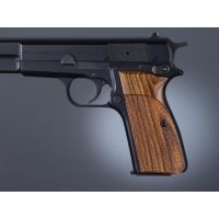 Hogue Browning Hi-Power Handgun Grip Coco Bolo Checkered 09811