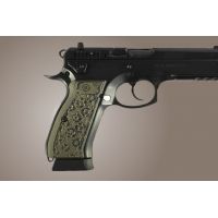 Hogue G-10 Grips for CZ-75 - CZ-85, Chain Link pattern