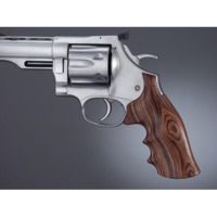 Hogue Dan Wesson Handgun Grip LargeFrame Kingwood Top Finger Groove, Stripe/Cap 58640