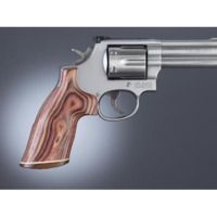 Hogue Diamondback Handgun Grip, Kingwood No Finger Groove, Stripe/Cap 49630