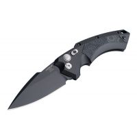 Hogue Ex-a05 4inch Folder Cpm154 Spear Point Blade Black Finish - Black Aluminum Frame G-mascus Black G10 Insert