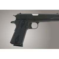 Hogue G-10 Magrip Kit for 1911 Govt. w/ Flat Mainspring - Piranha pattern