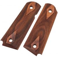 Hogue Govt. Handgun Grip Model Pau Ferro With Palm Swells, Checkered 45391