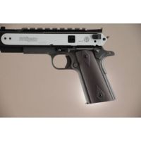 Hogue Govt. Handgun Grip Model S&amp;A Mag Well Checkered G-10