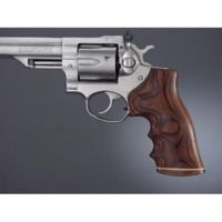 Hogue Ruger GP100/Super Redhawk Handgun Grip Rose Lam. No Finger Groove Stripe Cap Checkered 80531
