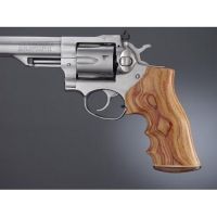 Hogue Ruger GP100/Super Redhawk Handgun Grip Tulipwood No Finger Groove Big Butt Checkered 80735
