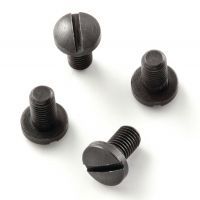 Hogue Grip Screws For Government and Officers Models Slotted Black Package of Four 45008