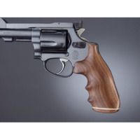 Hogue S&amp;W J Frame Square Butt Handgun Grip Pau Ferro Stripe/Cap, Checkered 63321