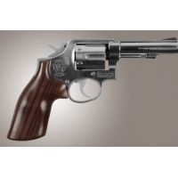 Hogue S&amp;W K or L Sq. Butt Handgun Grip Pau Ferro No Finger Groove 10310