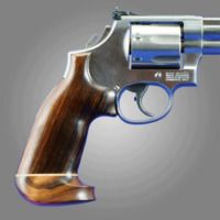 Hogue S&amp;W K or L Sq. Butt Handgun Grip Coco Bolo No Finger Groove Big Butt 10834