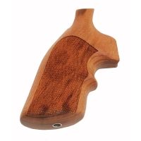 Hogue S&amp;W K or L Sq. Butt Handgun Grip Goncalo Top Finger Groove Checkered 10251