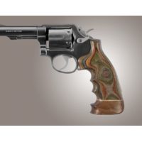 Hogue S&amp;W K or L Sq. Butt Handgun Grip Lamo Camo Big Butt Checkered 10425