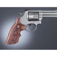 Hogue King Cobra/Anaconda Handgun Grip Kingwood Top Finger Groove, Checkered 47651