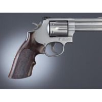 Hogue King Cobra/Anaconda Handgun Grip Rosewood Top Finger Groove, Checkered 47951