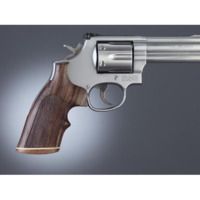 Hogue King Cobra/Anaconda Handgun Grip Rosewood Top Finger Groove, Stripe/Cap, Checkered 47941