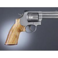 Hogue S&amp;W N Rd. Handgun Grip Goncalo Alves No Finger Groove Stripe Cap 25230