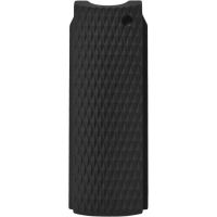 Hogue Officers Mod. Aluminum Mainspring Housing Handgun Grip Checkered Flat Matte Black 01650