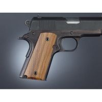 Hogue Officers Model Handgun Grip Pau Ferro Ambi-Cut Checkered 43321