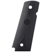Hogue Govt. Model 1911 Handgun Grip Pewter Rubber Grip Panel Checkered 45012