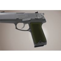 Hogue Ruger P94 Handgun Grip Checkered Aluminum - Matte Green Anodized 94171