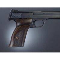Hogue S&amp;W 41 Handgun Grip Rosewood Left hand thumb rest checkered 41971