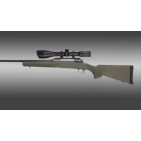 Hogue Savage 10, 12 &amp; 16 Detachable Box Mag / Hinged Floor Plate Short Action Heavy Barrel Full Bed Block Stock OD Green 11212