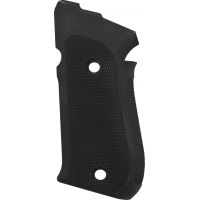 Hogue SIG Sauer P220 Handgun Grip SAO American Checkered Aluminum - Matte Black Anodized 21150
