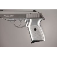 Hogue SIG Sauer P230 - P232 Handgun Grip Checkered Aluminum - Brushed Gloss Clear Anodized 30175