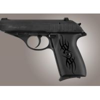 Hogue SIG Sauer P230 - P232 Handgun Grip Tribal Aluminum - Black Anodized 30116