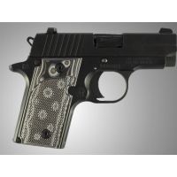 Hogue G-10 Grips for SIG Sauer P238, Checkered pattern