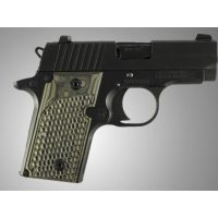 Hogue G-10 Grips for SIG Sauer P238, Piranha pattern