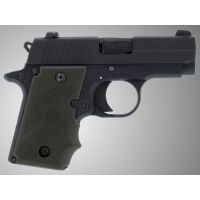 Hogue Extreme Grips for SIG Sauer P238, Rubber with Finger Grooves