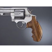 Hogue Taurus Med. &amp; Lg. Rd. Butt Handgun Grip Goncalo No Finger Grooves, Stripe/Cap 65230