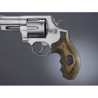 Hogue Taurus Med. &amp; Lg. Rd. Butt Handgun Grip LamoCamo No Finger Groove, Stripe/Cap, Checkered 65431