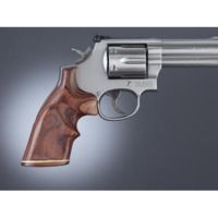 Hogue Trooper Mk III Handgun Grip Kingwood Top Finger Groove Stripe/Cap Checkered 42641