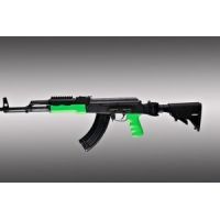 Hogue Zombie-X Glowing AK-47/AK-74 Standard Chinese and Russian Gun Grip Kit - OM Grip and Forend