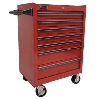 Homak 27in Professional Rolling Cabinet w/ 7 Drawers