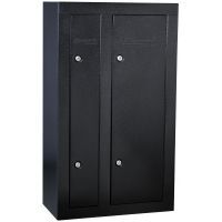 Homak 8 Firearm Double Door Steel Gun Cabinet